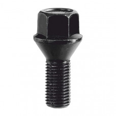 M14x1.5x35 HEX 17 mm Conus Black Wheel bolt