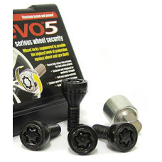 BMW M12x1.5x28 Wheel locks EVO5 BLACK