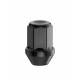 M12x1.5x34 hex19 cone wheel nut (black)