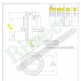 M12x1.5x37 HEX 21mm Flat Wheel nut (Toyota ES, GS, IS, LS, RX, toyota , mitsubishi passenger cars)