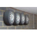 4 Wheels Storage rack on the wall