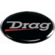 Drag 3D wheel cap sticker