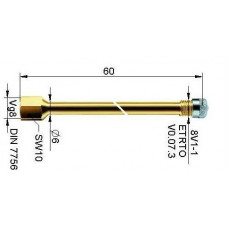 Valve extension metal 54 mm