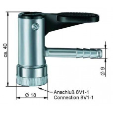 Tire inflating nozzle 8 x 20 mm