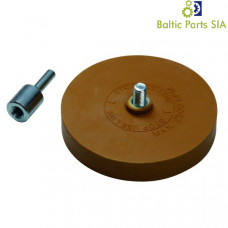 Alloy disk cleaner rubber wheel