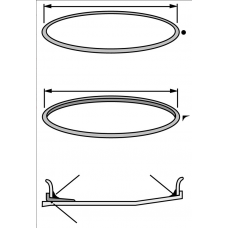 Sealing ring for disks 24" V